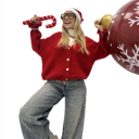 cardigan con bottoni holiday